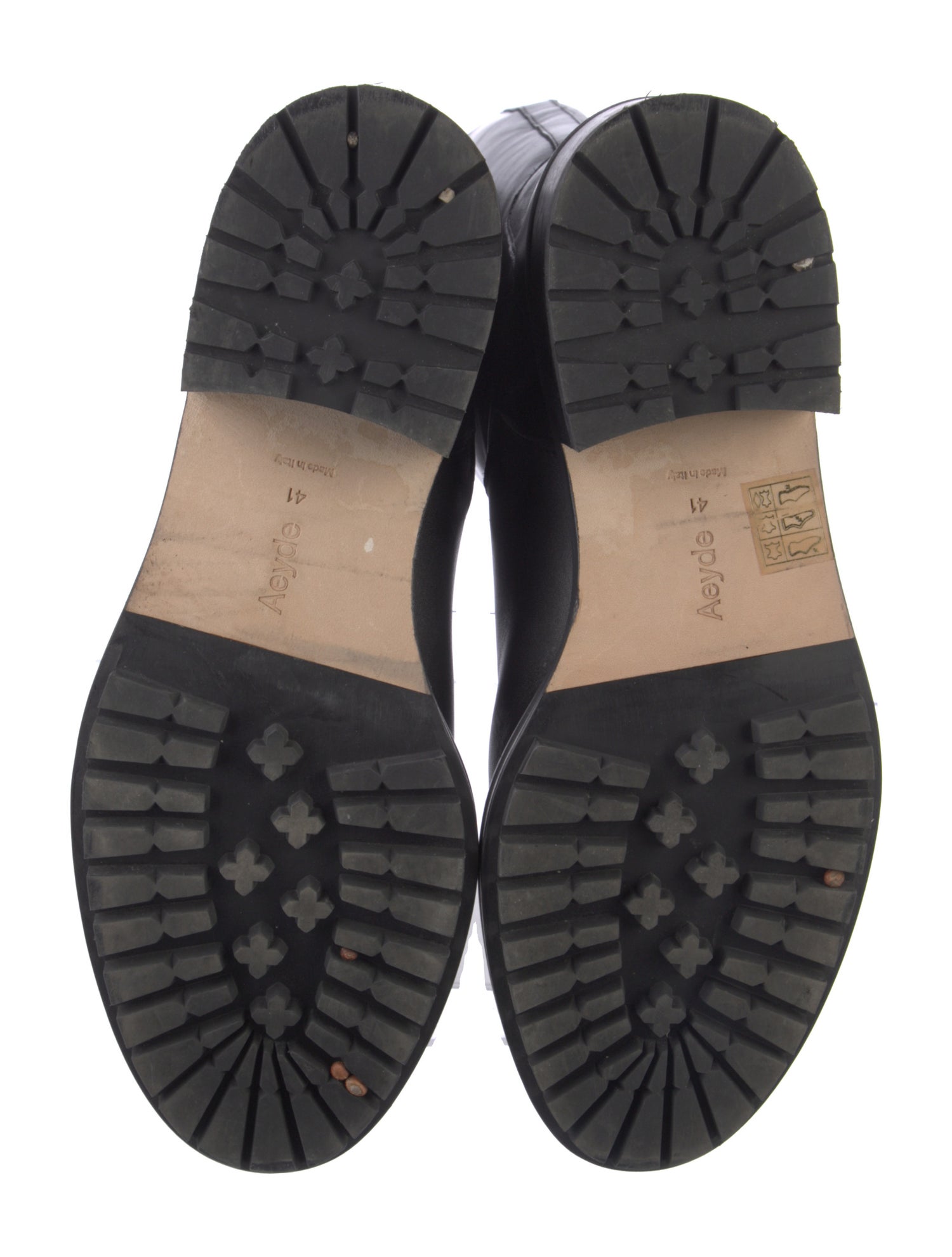 Aeyde Leather Riding Boots